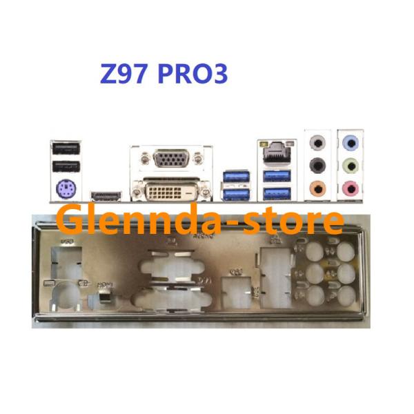 純正 ASRock Z97 PRO3 マザーボード対応修理交換用 I/Oパネル バックパネル