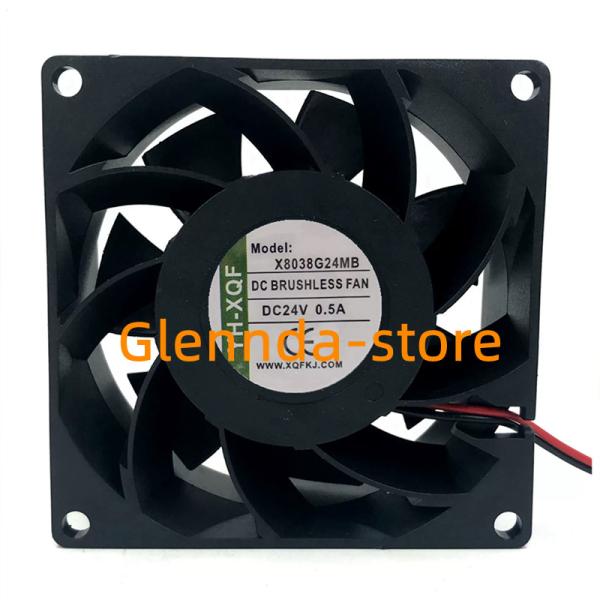 YH-XQF X8038G24MB 修理交換用冷却ファン ケースファン80x80x38mm DC24...