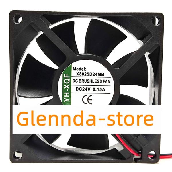 YH-XQF X8025D24MB 修理交換用冷却ファン ケースファン80x80x25mm DC24...