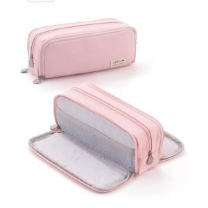 筆箱 ペンケース 両面開き 大容量 マチつき 多機能 ポーチ 学生 社会人