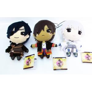 フリュー 刀剣乱舞ONLINE ゴム紐付き御伴散歩ぬいぐるみ4 全3種セット