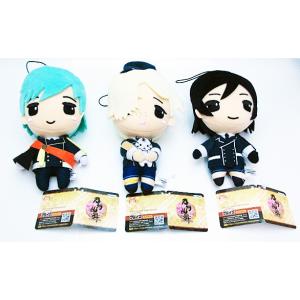 フリュー 刀剣乱舞ONLINE ゴム紐付き御伴散歩ぬいぐるみ4 全3種セット