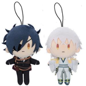 刀剣乱舞ONLINE ゴム紐付き御伴散歩ぬいぐるみ4 燭台切光忠・鶴丸国永 2種セット