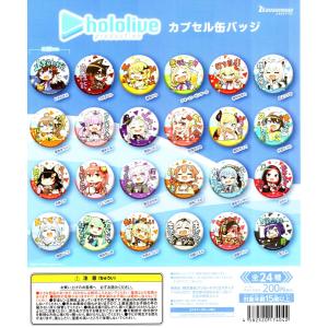 ホロライブ カプセル缶バッジ hololive production 全24種セット - 最