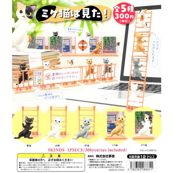 ミケ猫は見た！ 何を見てしまったの？・・・ コンプ コンプリートセット 全5種セット
