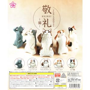 敬礼 KEIREI 猫 全5種セット コンプ コンプリートセット ガチャ｜amyu-mustore