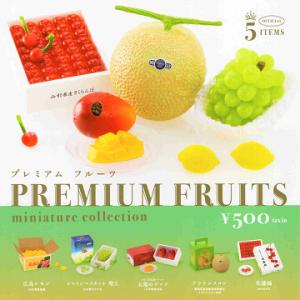 プレミアムフルーツ ミニチュアコレクション 全5種セット コンプ コンプリートセット