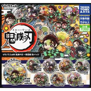 鬼滅の刃　でか缶バッジ　8種コンプリートセット タカラトミーアーツ ぴた！でふぉめ 鬼滅の刃 缶バッジ 全8種セット