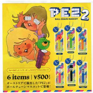 PEZ ボールチェーンマスコット Vol.2 全6種セット コンプ コンプリートセット