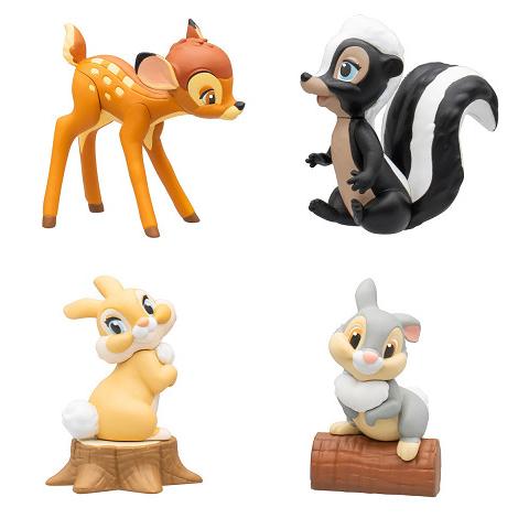 Disney Bambi ならぶんです。 全4種セット コンプ コンプリートセット