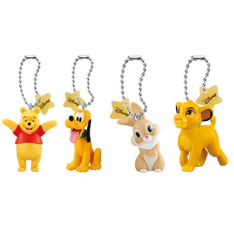 ディズニーキャラクター カラーコレクションチャーム yellow 全4種セット コンプ コンプリート...