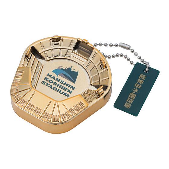 ミニチュア阪神甲子園球場 2025年春 リアル阪神甲子園球場チャーム 金Ver.