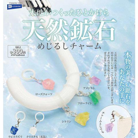 大地がつくったひとかけら 天然鉱石めじるしチャーム コンプ コンプリートセット【2026年9月予約】