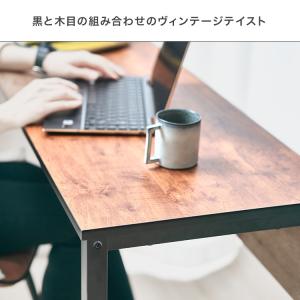 デスク おしゃれ ヴィンテージ 幅120 スリ...の詳細画像1