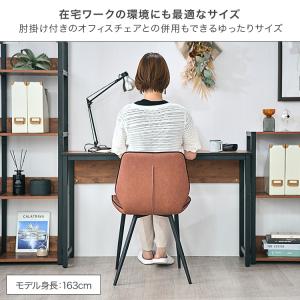 デスク おしゃれ ヴィンテージ 幅120 スリ...の詳細画像5