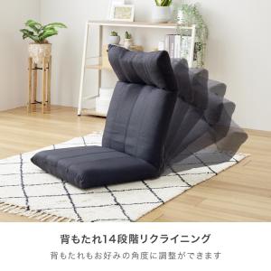 座椅子 ハイバック ポケットコイル リクライニ...の詳細画像4