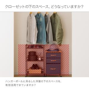 押入れ収納 幅43 2段 クローゼット収納 す...の詳細画像2