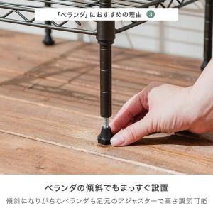 プランタースタンド ベランダ 棚 ラック おし...の詳細画像5