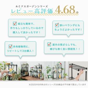 プランタースタンド ベランダ 棚 ラック おし...の詳細画像2