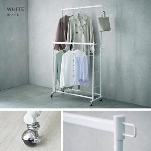 ハンガーラック 頑丈 2段 パイプハンガー 幅...の詳細画像5