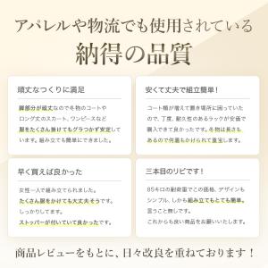 ハンガーラック 幅100 耐荷重100kg 2...の詳細画像2