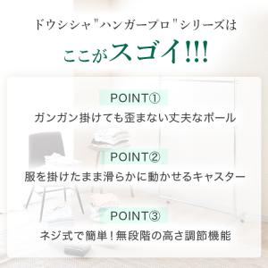 ハンガーラック 幅100 耐荷重100kg 2...の詳細画像4
