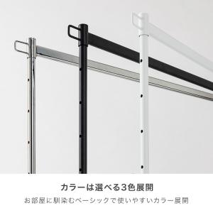ハンガーラック 頑丈 2段 省スペース パイプ...の詳細画像3