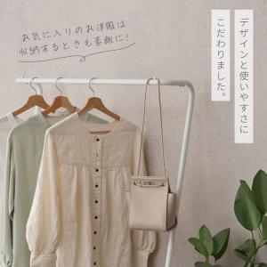 ハンガーラック おしゃれ 幅80 棚付き 頑丈...の詳細画像4