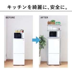 冷蔵庫ラック 幅60 キッチンラック スリム ...の詳細画像5