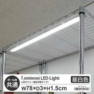 Luminous スチールラック ルミナス LEDライト ポール径共通パーツ 連結