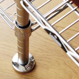 スチールラック 円形アジャスター 1個 ルミナ...の詳細画像1