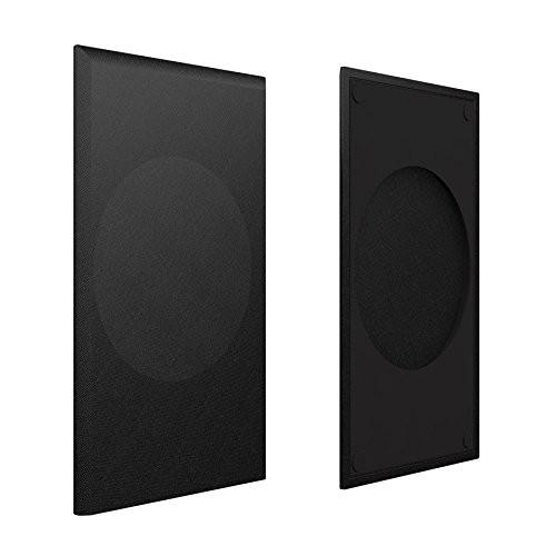 KEF q350本棚スピーカーペア、ブラック Q350GRILLE