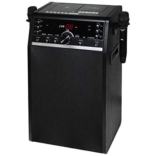 太知ホールディングス DVDカラオケシステム 無段階エコー調節 カセットデッキ搭載 ワイヤレス マイ...