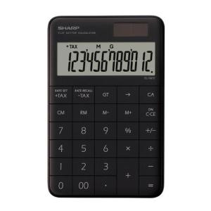 CASIO(カシオ) JE-12D-BK-N ブラック 人間工学電卓 右手使用向け 12桁