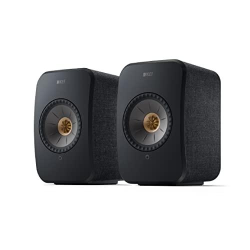 【５月下旬入荷！】KEF LSX II - ワイヤレスHiFiブックシェルフ スピーカー（カーボンブ...