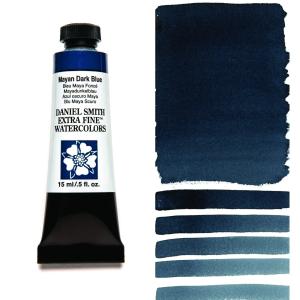 マヤダークブルー (Mayan Dark Blue) 15mlチューブ 水彩絵具 ダニエル・スミス