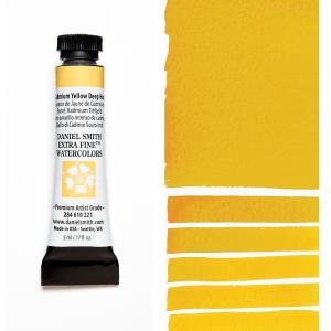 カドミウムイエローディープヒュー (Cadmium Yellow Deep Hue) 5mlチューブ 水彩絵具 ダニエル・スミス｜anaconda-tokyo