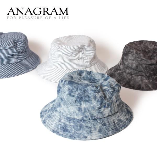 タイダイ ヒッコリー バケットハット 春夏 帽子 メンズ レディース アナグラム ANAGRAM