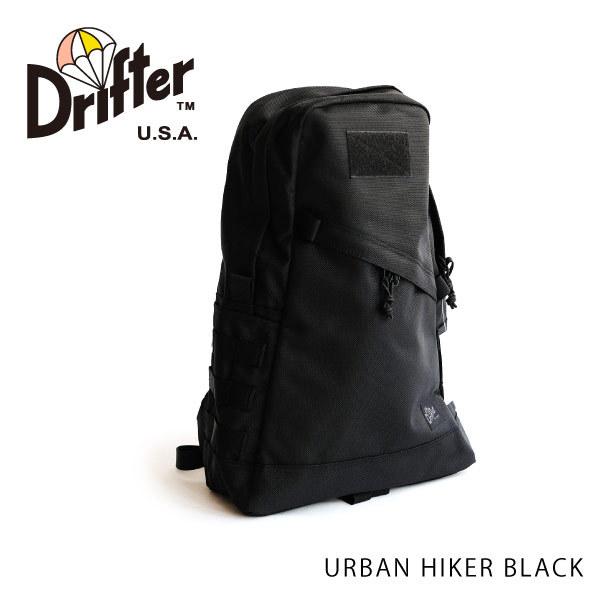 ドリフター 正規品 Drifter URBAN HIKER BLACK アーバンハイカー バックパッ...