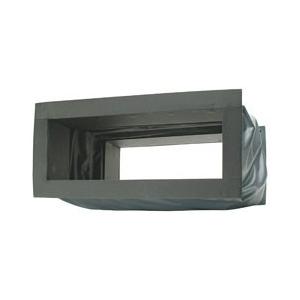 フレキ角ダクト　標準タイプ断熱仕様　左右フランジ付　250H　600L　1000W