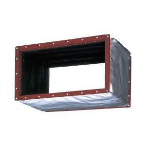 フレキ角ダクト　全天候型　100H　600L　400W