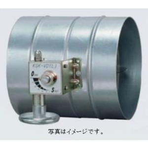 風量調整ダンパー VD-K(丸型) 差込型 ウォームギヤ式 亜鉛鋼板製 Φ400