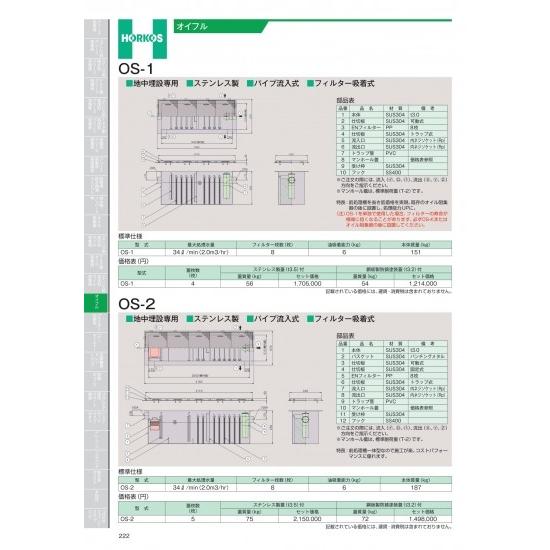 ホーコス　オイフル　OS-1、OS-2　OS-2
