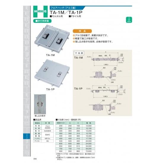ホーコス　フロアハッチ　TA-1M/TA-1P　750