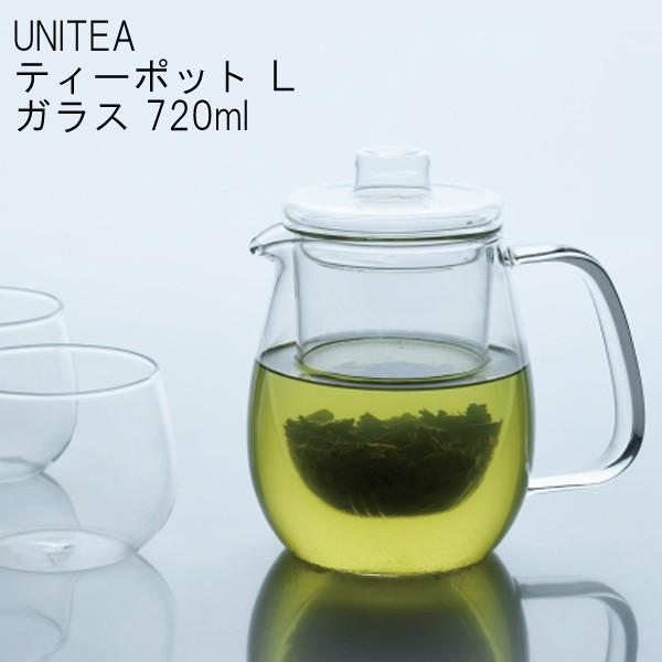 UNITEA ティーポットセット L ガラス 720ml