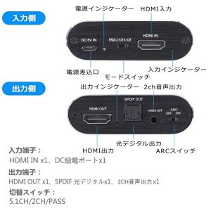 HDMI 音声分離 hdmiデジタルオーディオ...の詳細画像5