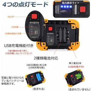 作業灯 投光器 2台セット ワークライト LE...の詳細画像3