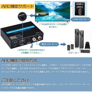 音声分離 4K 60Hz 入力 HDMI 出力...の詳細画像2
