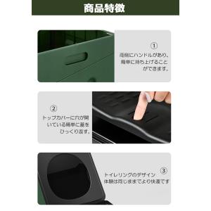 爆買 簡易トイレ ポータブルトイレ 携帯トイレ...の詳細画像4