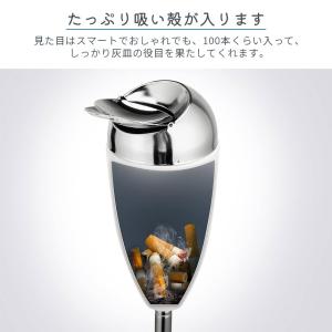灰皿 スタンド 伸縮 4カラー選べる ブラック...の詳細画像3
